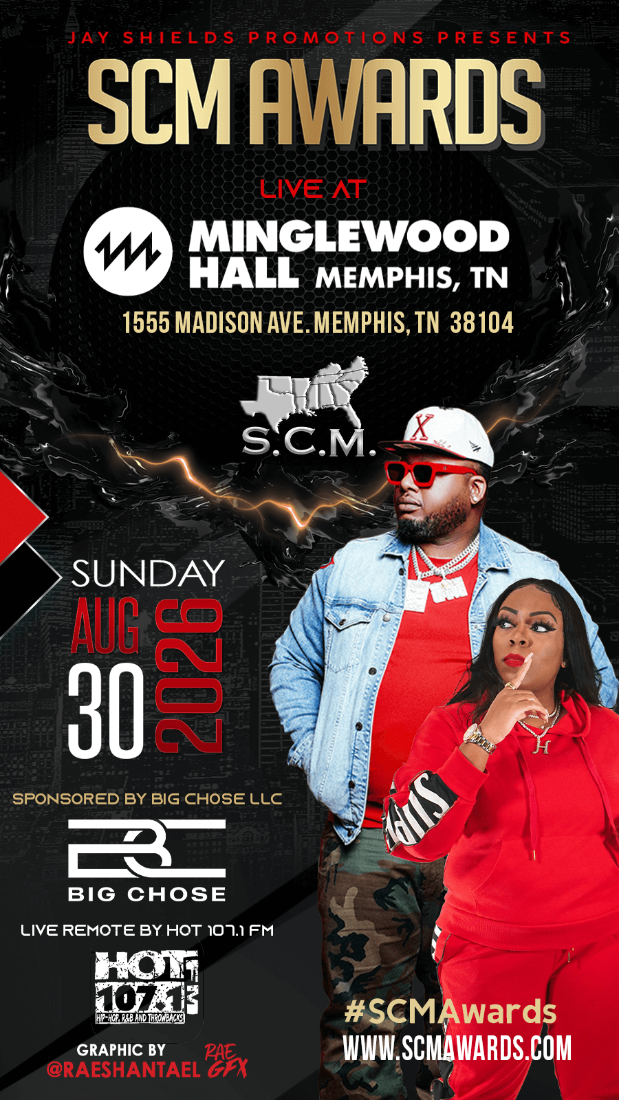 Mr. George Dean 3 SCM Awards DJs - DJ Q and DJ Ms. Hypnotique