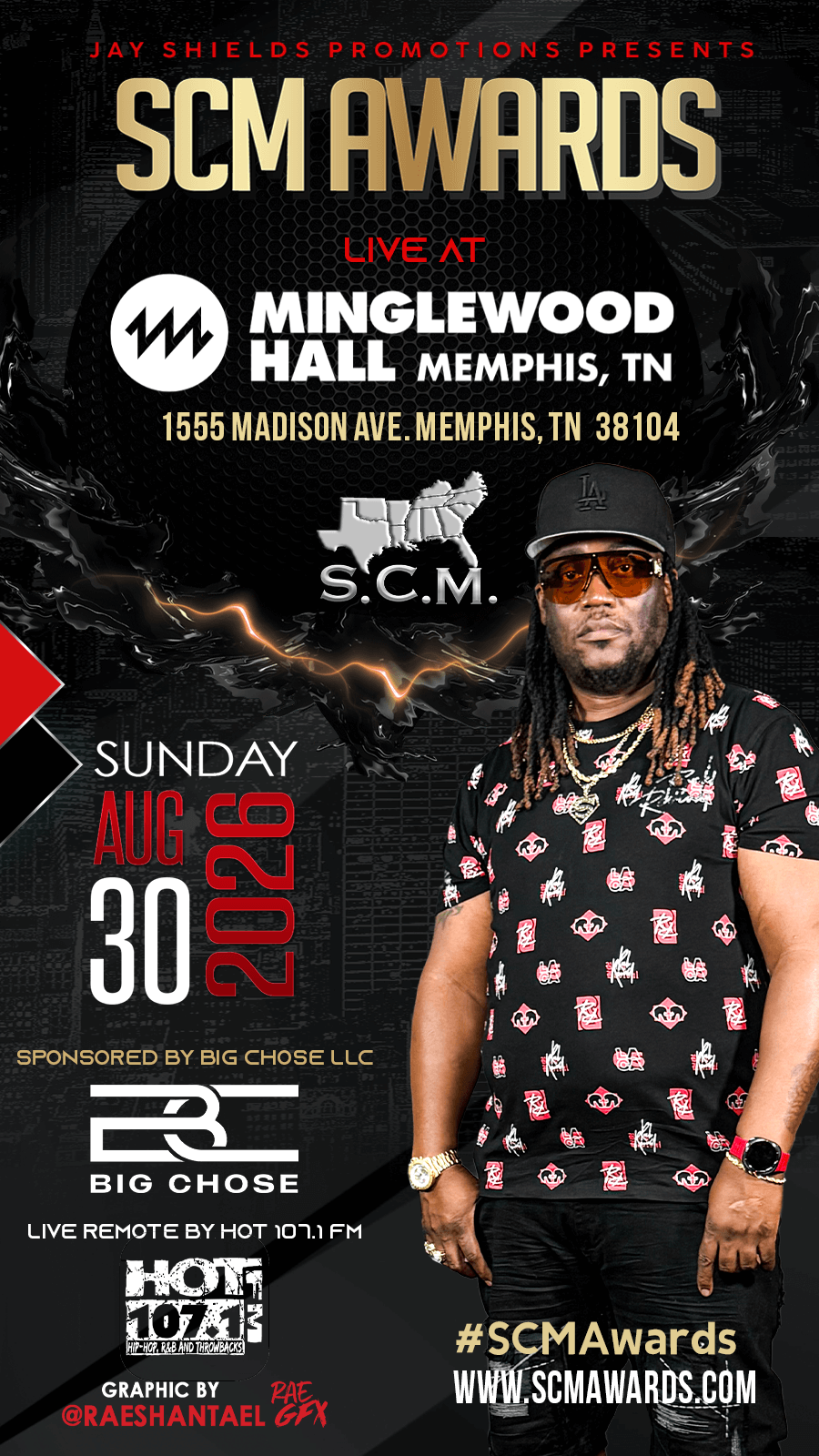 Mr. George Dean 4 2026 SCM Awards - August 30, 2026 Live at Minglewood Hall