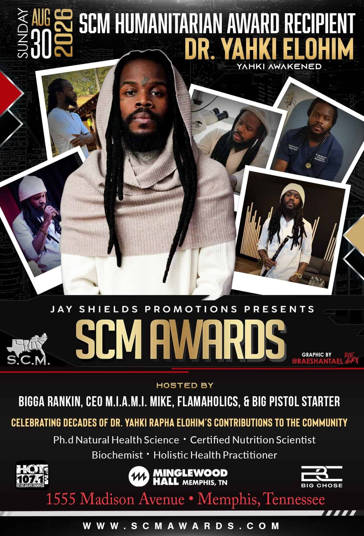 Dr. Yahki Rapha Elohim 1 SCM Humanitarian Award Recipient