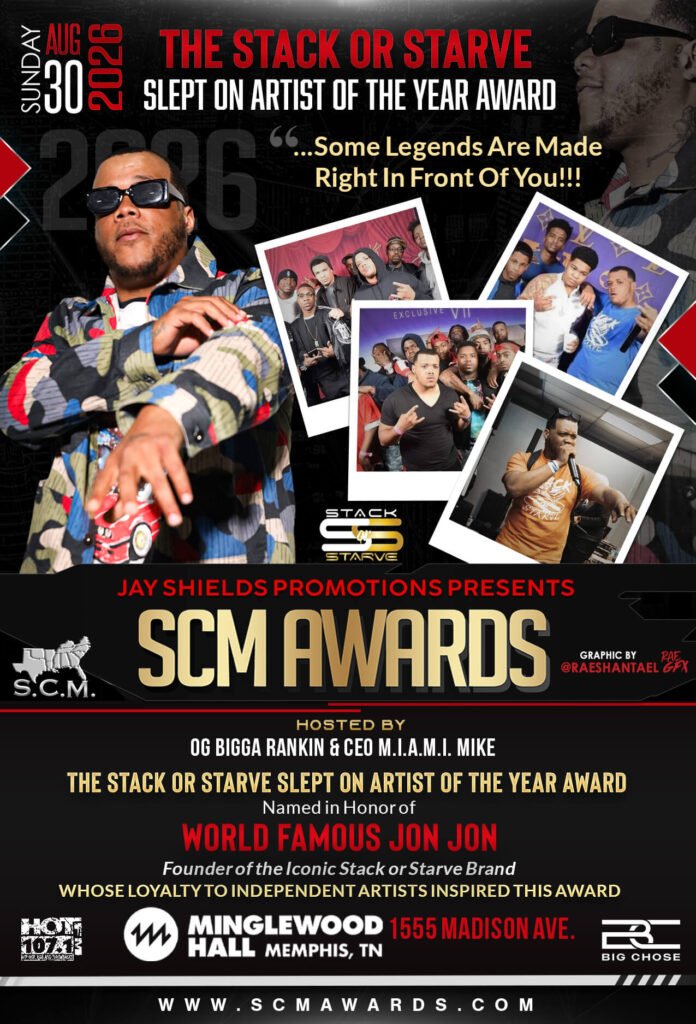 Stack or Starve Slept on Artist of the Year Award 3 Stack or Starve Award